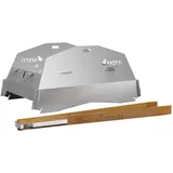 Skotti Edelstahldeckel Cap inkl. Grillzange und Tasche