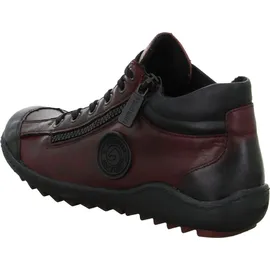 remonte Damen R1477 Sneaker, schwarz/Chianti/Chianti / 41