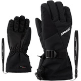 Ziener LANI Ski-Handschuhe/Wintersport | wasserdicht atmungsaktiv, black, 6,5