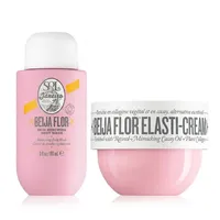 Sol de Janeiro Körperpflegemittel Sol de Janeiro Beija Flor Body Wash und Elasti Cream Pflege Duo, Pflegendes Körper Duo mit Beija Flor Duftnote weiß