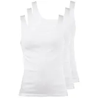 SCHÖLLER Baumwolle Achselhemd 3er Pack - 50 | Weiss