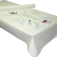 World Café Methode beschreibbare Papiertischdecke JUNOPAX weiß 50m x 1,00m, nass- und wischfest