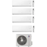 Gree CLIVIA White 4 Raum 2,7kW+2x3,5kW+5,3kW WiFi Klimaanlage Aggregat 10,5kW