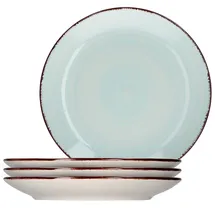 Mambocat 4er Dessert-Kuchenteller Blue White Under 19,5 cm Lichtgrün