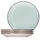 Mambocat 4er Dessert-Kuchenteller Blue White Under 19,5 cm Lichtgrün