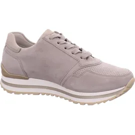 Gabor Damen, Low-Top Sneaker, Schuhe grau puder H-Weite 66.528.12 für beige, Gr. 39 EU / 6 UK - EU Weit