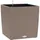 LECHUZA Cube Cottage 50 Komplettset 50 x 50 x 50 cm sandbraun