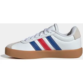adidas VL Court 3.0 Kinder Ftwr White/Royal Blue/Scarlet 34