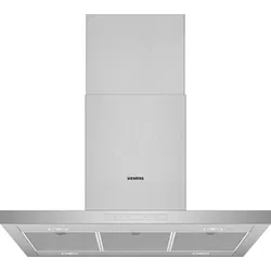 Abluft/Umluft Dunstabzugshaube/Esse Insel 90 cm EEK: A+ Edelstahl iQ500 LF97BCP50 