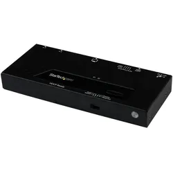 StarTech.com 2 Port HMDI Switch / Verteiler - Automatische Umschaltung mit IR-Fe