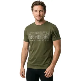 La Sportiva Made Of Mountain T-Shirt Herren Cypress/Chalk M