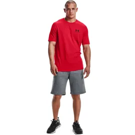 Under Armour Sportstyle Left Chest Trainingsshirt Herren red L