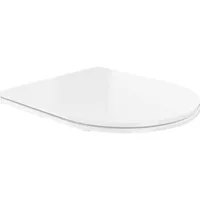 Mexen Sitz mit Absenk-Automatik schlank, duroplast, Weiß - 39030100