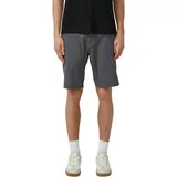 s.Oliver Chinoshorts S.OLIVER, Herren, Gr. 34, N-Gr, grau, Web, Obermaterial: 97% Baumwolle, 3% Elasthan, unifarben, regular fit knielang, Hosen Chinoshorts, mit Taschen