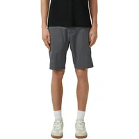s.Oliver Chinoshorts S.OLIVER, Herren, Gr. 34, N-Gr, grau, Web, Obermaterial: 97% Baumwolle, 3% Elasthan, unifarben, regular fit knielang, Hosen Chinoshorts, mit Taschen