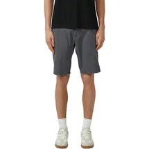 s.Oliver Chinoshorts S.OLIVER, Herren, Gr. 34, N-Gr, grau, Web, Obermaterial: 97% Baumwolle, 3% Elasthan, unifarben, regular fit knielang, Hosen Chinoshorts, mit Taschen