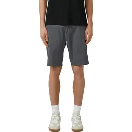 s.Oliver Chinoshorts S.OLIVER, Herren, Gr. 34, N-Gr, grau, Web, Obermaterial: 97% Baumwolle, 3% Elasthan, unifarben, regular fit knielang, Hosen Chinoshorts, mit Taschen