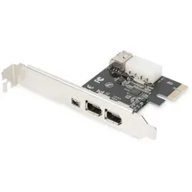 Digitus PCI Express Karte, Firewire 1394a (3+1 Port