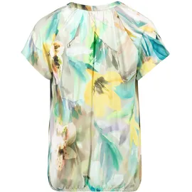 Betty Barclay Satinbluse mit Blumenprint Mint 48