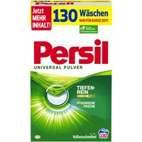 Persil, Universal Pulver, Vollwaschmittel, 130 Waschladungen, kraftvolle Fleckenentfernung für hygienisch reine Wäsche