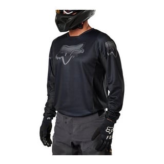 Fox 180 Blackout Jersey schwarz L