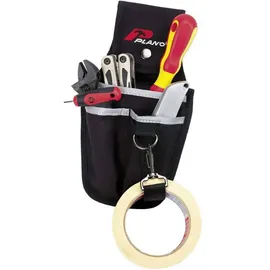 Papyrus Werkzeug-Gürteltasche Polyester 145 x 250 x 35 mm rot/schwarz unbestückt