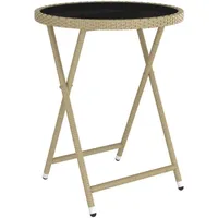 vidaXL Garten-Bistro-Set 5-tlg. Beige