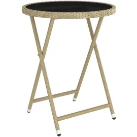 vidaXL Garten-Bistro-Set 5-tlg. Beige