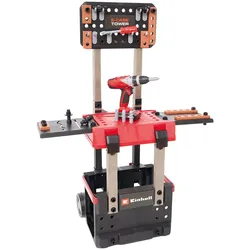 Happy People - Einhell Kids E-Case Werkbank, zusammenklapbarer Trolley, 100-teilig