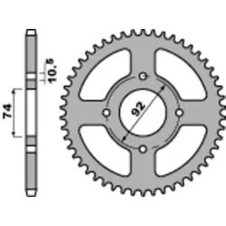 PBR Standard Stahl Ritzel 848 - 530