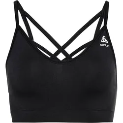 ODLO Damen Sport-BH SEAMLESS SOFT, black - grey melange, M