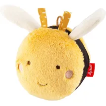 Sigikid 42902 - Baby Aktiv Spielball Biene, Plüsch 9 cm, Babyspielzeug