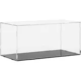 vidaXL Vitrine, Schaukasten Staubschutz, Sammlervitrine für Sammlerstücke Spielzeug Figuren, Ausstellungsbox Acrylbox, Transparent Acryl