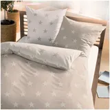Traumschlaf Stars natur 200 x 200 cm + 2 x 80 x 80 cm