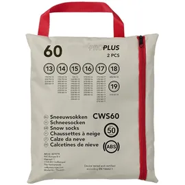 PRO PLUS Schneesocken CWS60 – textile Reifensocken 13-20 Zoll – Alternative Schneeketten
