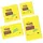 Post-it Haftnotizen Super Sticky Notes, 102x152 mm)