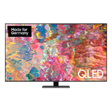 Samsung Series 8 QE55Q80BAT 139,7 cm (55") 4K Ultra HD Smart-TV WLAN Schwarz, Silber