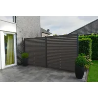T&J HANÖ BPC Steckzaun Rhombus-Set Anthrazit