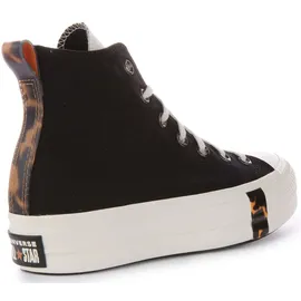 Converse Chuck Taylor All Star Lift Platform Tortoise Damen Schwarz 37