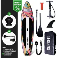 Suprfit SUP Board Set Aquarell inkl. Sitz und Kajak