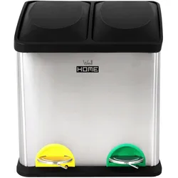 WellHome - Ökologischer Müllbehälter 2 Fächer x 8L jeweils