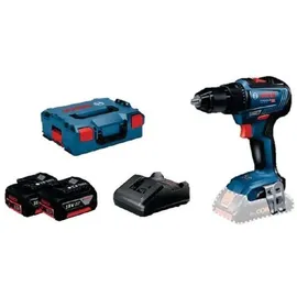 Bosch GSR 18V-55 Professional inkl. 2 x 3 Ah + L-Boxx 0615990L8A