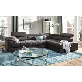 Uno Ecksofa Isabeli , grau , Maße (cm): B: 299 H: 72 T: 211.0