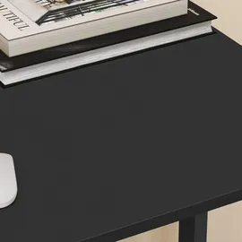 home collective Schreibtisch Schwarz Holzwerkstoff, Rechteckig, 40x75x80 cm, Arbeitszimmer, Schreibtische, Computertische
