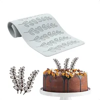Letuxaamz Silikon Backform Kuchen Deko Form - 3D Blättrige