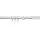 LIEDECO Gardinenstange LIEDECO "Fertigstilgarnitur 20 mm Power Zylinder Acryl" Gr. 1, grau (aluminiumfarben), L:120cm Ø:2mm, Eisen, Gardinenstangen, Gardinenstange Komplett