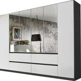 Rauch Drehtürenschrank MAINZ 271 x 210 x 54 cm Grau