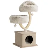 fudajo Zweigdesign Kratzbaum 95 cm braun