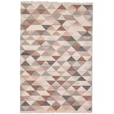 TOM TAILOR Teppich Triangle Kelim rechteckig, handgewebt, mit Fransen, Boho-Style 43843700-4 natur 5 mm,