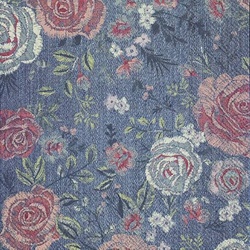 Serviette Denim rose 20tlg. Papier Bunt